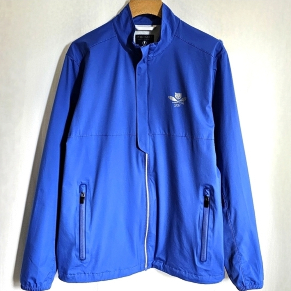 Polo Golf Ralph Lauren Blue Water-Repellent Windbreaker Jacket